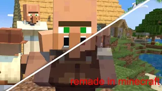 "VILLAGER (and pillager?) NEWS" remade fully in Minecraft!