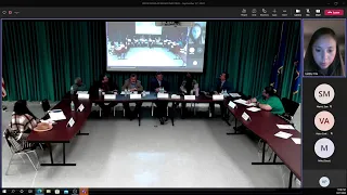 BBOE REGULAR BOARD MEETING - September 27, 2022