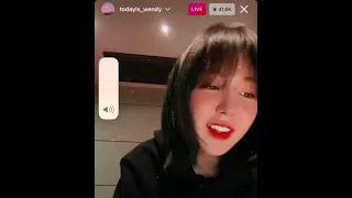 WENDY RED VELVET - ONLY (Original Song by Lee Hi) [Instagram Live 221021]