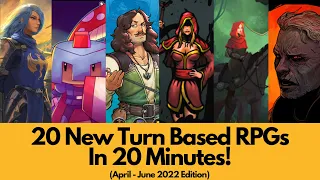 Top 20 New Turn Based Indie RPG Games of Spring and Summer 2022