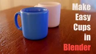 How to Make a Cup in Blender || Blender Tutorial for Beginners || Quick and Easy Cups