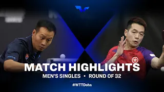 Wang Yang Vs Ho Wan Kit | WTT Star Contender Doha 2021 | MS | R32