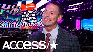 John Cena Shares Who He'd Like To See Slimed At The Kids' Choice Awards (It's Totally The Rock)