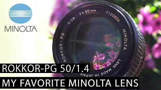 Minolta Rokkor-PG 50mm f1.4 - My new favorite vintage lens?