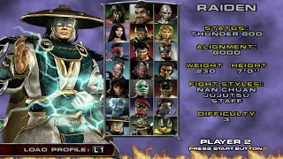 #1078 Mortal Kombat Deadly Alliance (PS2) Hidden Characters (4/11): Raiden gameplay.