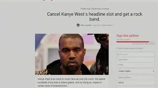 Petition to ban Kanye West from U.K. festival gaining traction