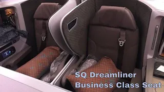 Flight report Singapore Airlines dreamliner business class from Osaka to Singapore