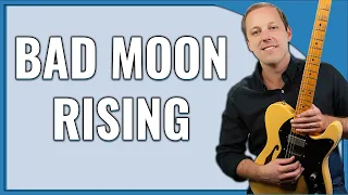 Bad Moon Rising Guitar Lesson (CCR)