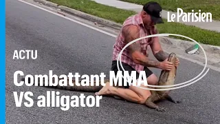 Floride : un combattant de MMA capture à mains nues un alligator qui errait dans la rue