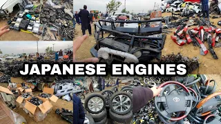 2023 STOCK JAPANESE ENGINES AND BODY PARTS CONTAINERS-SCRAP MARKET RAWALPINDI