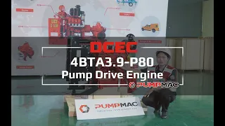 DCEC Cummins 4BTA3.9-P80 Pump Engine Introduction 2022 [Specifications and Scopes of Supply]