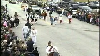 Central High School Kilties {and Alumni} at the 1996 Springfield, Missouri Christmas Parade