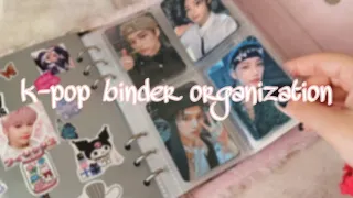 k-pop binder organization || stray kids || организация биндера stray kids 🪐