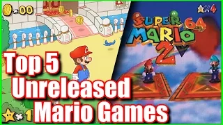 Top 5 Unreleased or Cancelled Mario Games