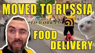 Moved to Russia to work in Yandex Food Delivery | HOW MUCH did I earn?