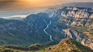 Les Gorges du Verdon | Rive Gauche | 4K | Lac de Sainte- Croix | DJI Mavic Air 2 Drone Shots