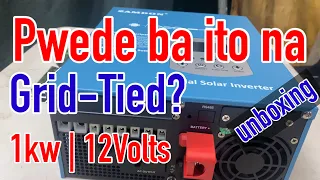 ₱ 10,000 | Hybrid off-Grid Solar power inverter | 12Volts | 1,000watts  | Unboxing