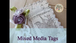 Fabric Tags for Junk Journals- Step by Step Process