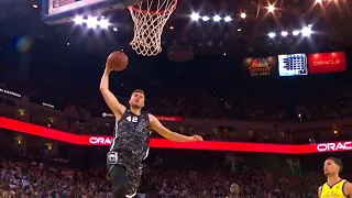 Bertans With The Strong Finish vs Golden Stats Warriors 03/08/2018