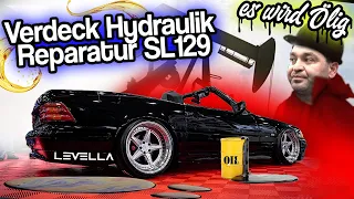 LEVELLA | Mercedes SL R129 - Schwäbische Bausparer Hydraulikverdeck Reparatur