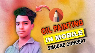 How to oil painting tutorial /oil painting mobile/best oil for hair growth / @sathishdigitalart