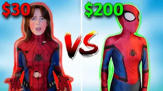 CHEAP VS EXPENSIVE Spider-Man Suit