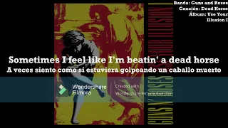 Guns and Roses - Dead Horse (Subtitulado Inglés-Español)