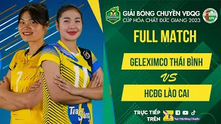 Full Match | GELEXIMCO THÁI BÌNH vs HCĐG LÀO CAI | Đẳng cấp Saisipaporn với những cú đập uy lực