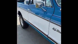 Blue 1972 Blazer