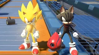 Sonic Forces - Super Sonic & Avatar Tag Team (All Stages)