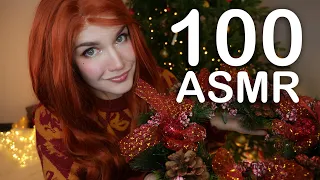 МЕДЛЕННЫЙ АСМР 🎁100 Новогодних Триггеров за 100 мин 🎁 SLOW ASMR 100 CHRISTMAS TRIGGERS in 100 MIN