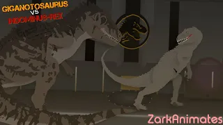 Giganotosaurus vs Indominus-Rex Death Battle (Stick Nodes Animation)