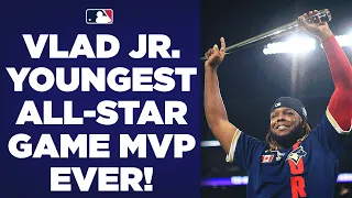 Vlad Guerrero Jr. becomes YOUNGEST PLAYER EVER to win All-Star Game MVP!