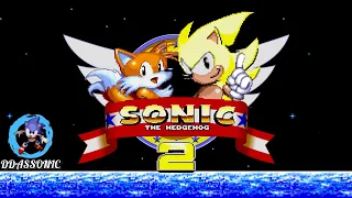 Sonic 2 Build a Burger (Super Sonic 1 Style) - Super Sonic Mode • Sonic Hack Longplay