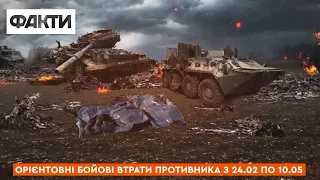 💪 З кожним днем все більше і більше: загальні втрати ворога станом на 10 травня