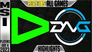 LLL vs DFM Highlights ALL GAMES | MSI Play ins 2023 Lower Round 1 | Loud vs DetonationFocusMe