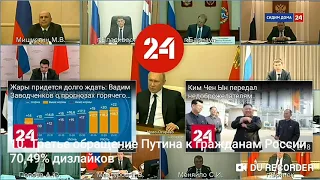 Топ 10 выступлений Путина по проценту дизлайков