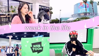 Week in the Life of a WEBTOON Comics Producer | LACC 2022, Creator Meetup, Office Events 💚