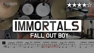 083 | Immortals - Fall Out Boy (★★★★☆) Pop Drum Cover