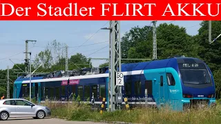 Stadler FLIRT AKKU - Zukunft des ÖPNV in SH | Vorstellung & Testfahrt im Filstal |InnoTrans |Zügig20