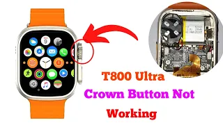T800 Ultra Smartwatch Crown Button Not Working | T800 Ultra Crown fix #smartwatchclub #t800ultra