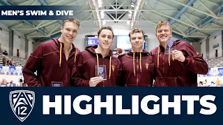 Highlights from Day 3 of 2023 Pac-12 Men’s Swimming and Diving Championships