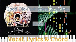 🎹Good Old-Fashioned Lover Boy, Chord & Lyrics, Queen, Synthesia Piano