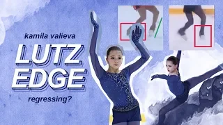 KAMILA VALIEVA (Камила Валиева) LUTZ REGRESSING? -- Eteri Tutberidze Technique