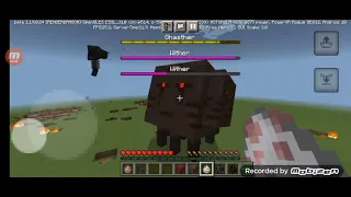 ghasther vs urghast and wither boss (ghasther survive) mob battle
