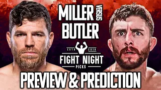 UFC Fight Night: Jim Miller vs. Jesse Butler Preview & Prediction