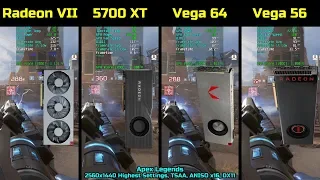 Radeon VII vs 5700 XT Vega 64 vs Vega 56 UV&OC | 3900X | 1440P Benchmarks