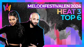 🇸🇪 Melodifestivalen 2024: Heat 3 | My Top 6 | Eurovision 2024 (Sweden)