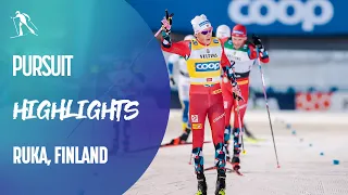 Hat-trick for Johannes H. Klaebo in dominant fashion | Ruka | FIS Cross Country