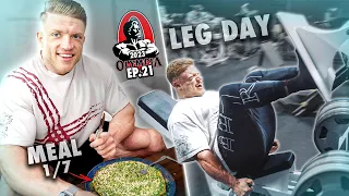 Camp USA begins: Full Day of Eating & Leg Day